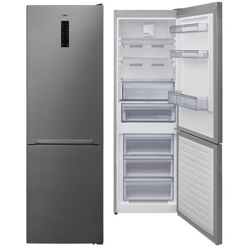 FRIGO COMBI BRU EC 1860 MCEDI INOX 186X60X60